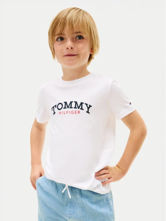 Zdjęcie produktu Tommy Hilfiger T-Shirt KB0KB10263 Biały Regular Fit