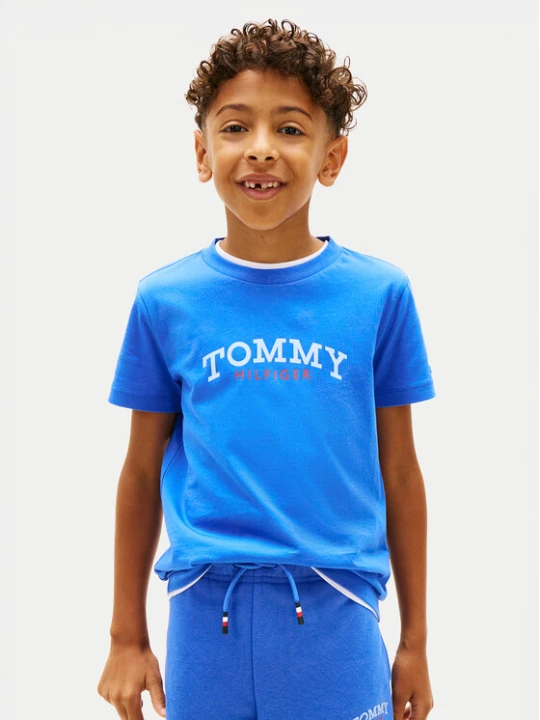 Zdjęcie produktu Tommy Hilfiger T-Shirt KB0KB10263 Niebieski Regular Fit