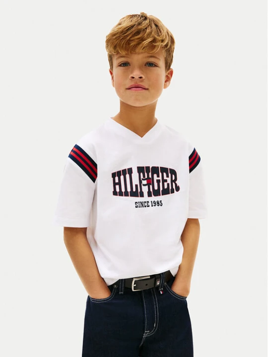 Zdjęcie produktu Tommy Hilfiger T-Shirt KB0KB10272 Biały Regular Fit