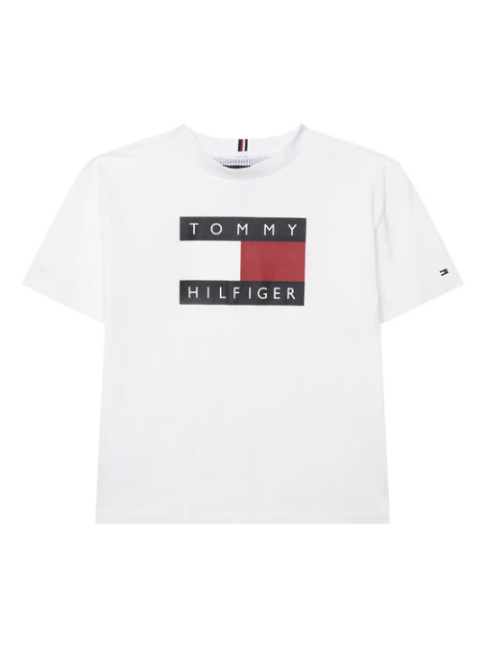Zdjęcie produktu Tommy Hilfiger T-Shirt KB0KB10340 D Biały Regular Fit