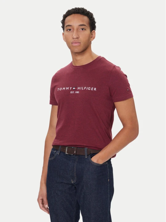 Zdjęcie produktu Tommy Hilfiger T-Shirt Logo MW0MW11797 Czerwony Regular Fit