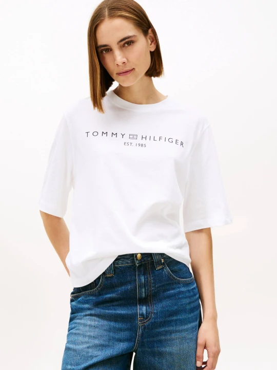Zdjęcie produktu Tommy Hilfiger T-shirt | Loose fit biały