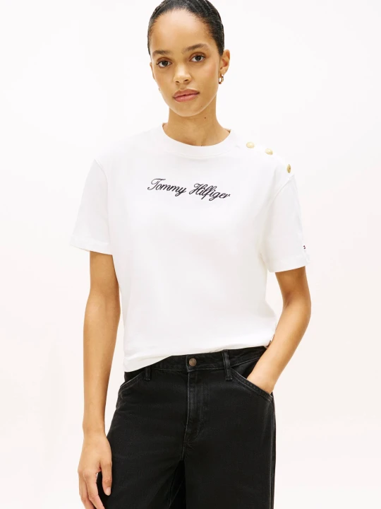 Zdjęcie produktu Tommy Hilfiger T-shirt | Loose fit ecru