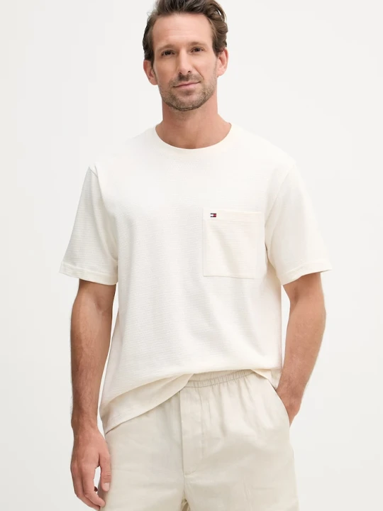Zdjęcie produktu Tommy Hilfiger T-shirt męski beżowy