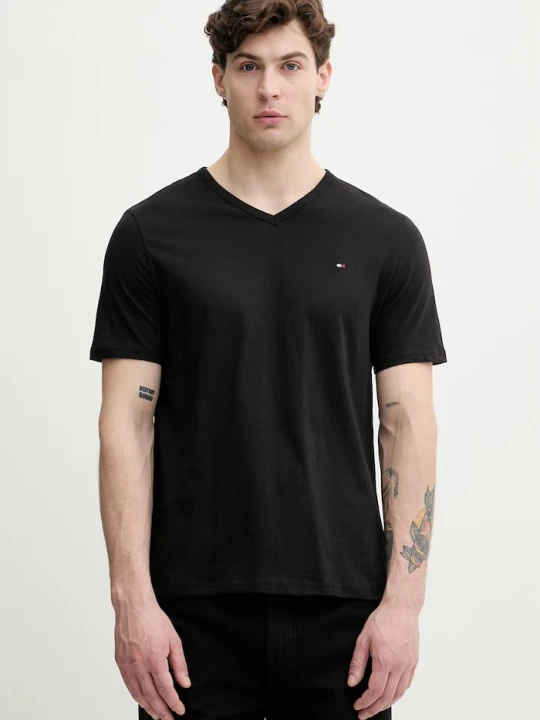 Zdjęcie produktu Tommy Hilfiger T-shirt męski bawełniany 3-pack czarny