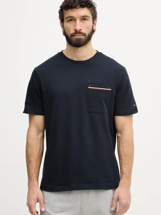 Zdjęcie produktu Tommy Hilfiger t-shirt męski bawełniany granatowy
