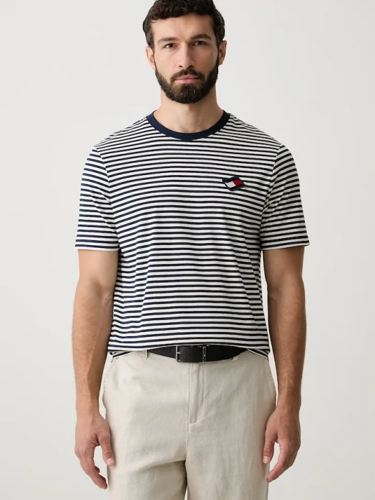 Zdjęcie produktu Tommy Hilfiger T-shirt męski bawełniany granatowy