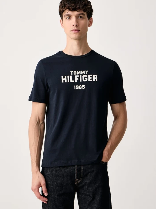 Zdjęcie produktu Tommy Hilfiger T-shirt męski bawełniany granatowy