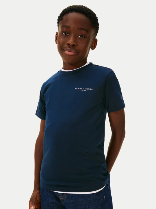 Zdjęcie produktu Tommy Hilfiger T-Shirt Mini Corp KS0KS00661 Granatowy Regular Fit