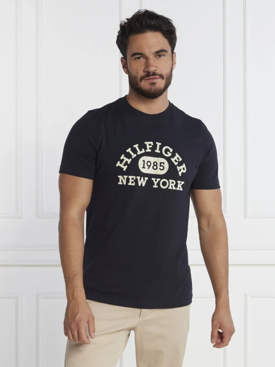 Zdjęcie produktu Tommy Hilfiger T-shirt MONOTYPE COLLEGIATE TEE | Regular Fit granatowy
