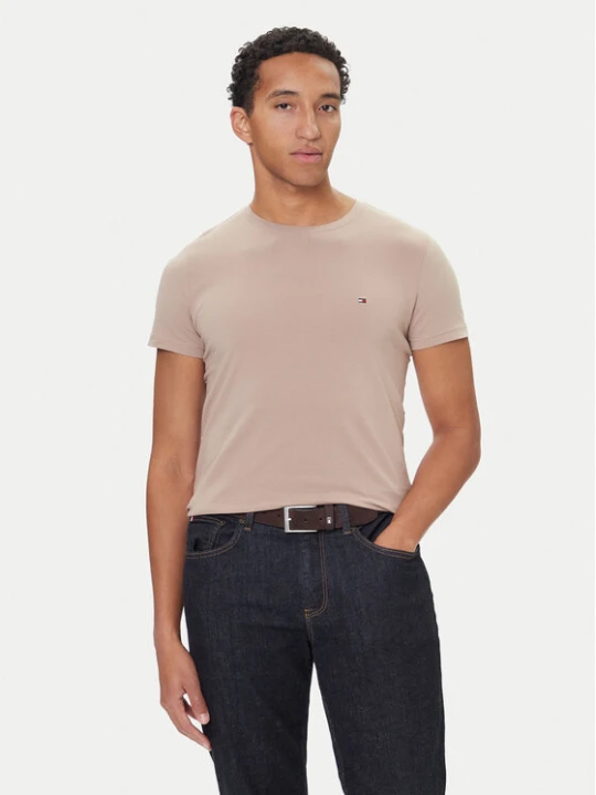 Zdjęcie produktu Tommy Hilfiger T-Shirt MW0MW10800 Beżowy Slim Fit