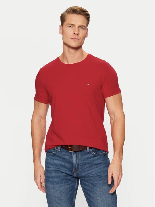Zdjęcie produktu Tommy Hilfiger T-Shirt MW0MW10800 Czerwony Slim Fit