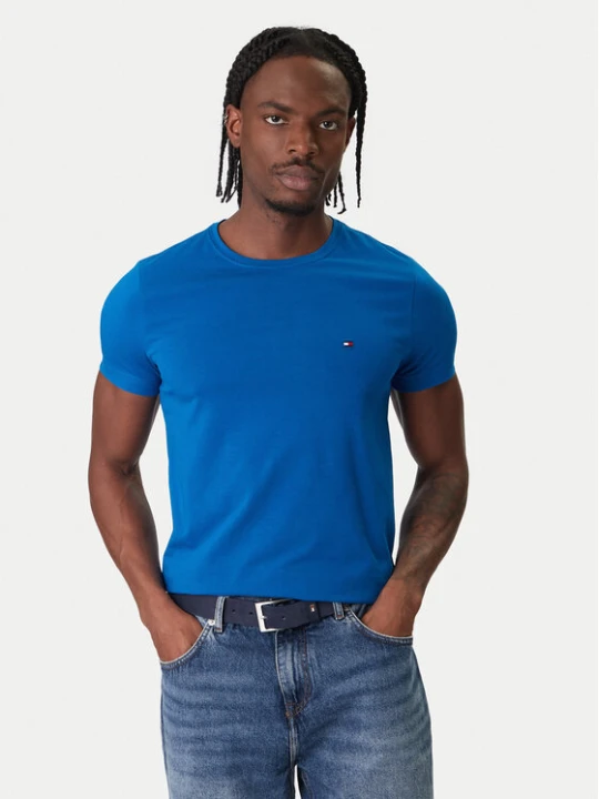 Zdjęcie produktu Tommy Hilfiger T-Shirt MW0MW10800 Niebieski Slim Fit