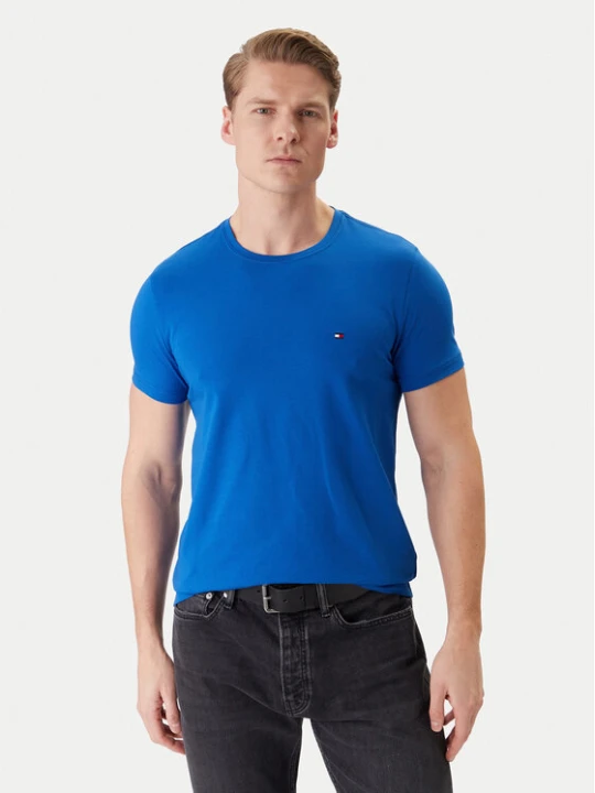 Zdjęcie produktu Tommy Hilfiger T-Shirt MW0MW10800 Niebieski Slim Fit