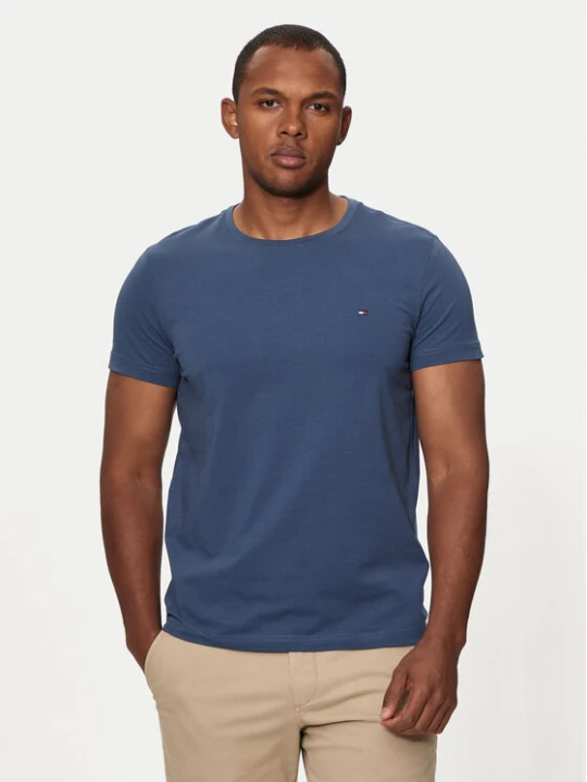 Zdjęcie produktu Tommy Hilfiger T-Shirt MW0MW10800 Niebieski Slim Fit