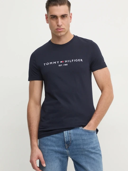 Zdjęcie produktu Tommy Hilfiger - T-shirt MW0MW11465 granatowy