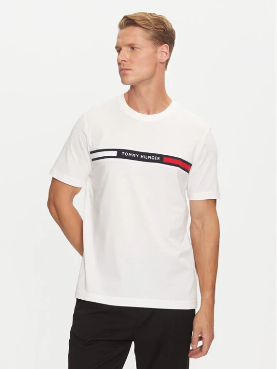 Zdjęcie produktu Tommy Hilfiger T-Shirt MW0MW36498 Biały Regular Fit
