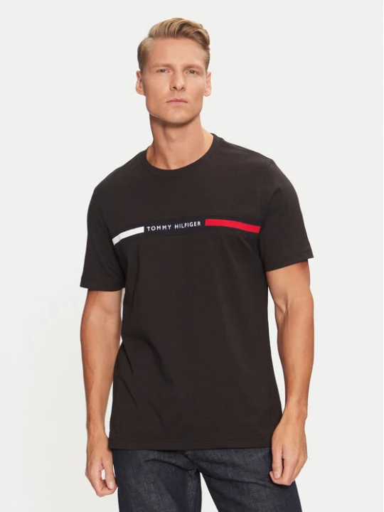 Zdjęcie produktu Tommy Hilfiger T-Shirt MW0MW36498 Czarny Regular Fit