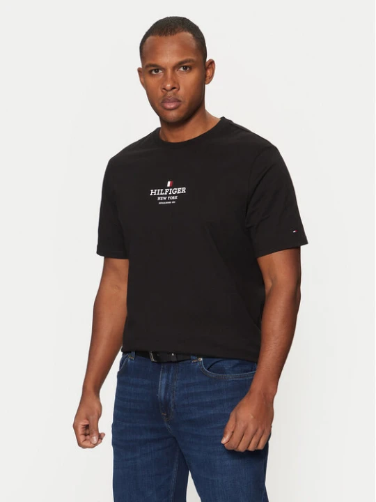 Zdjęcie produktu Tommy Hilfiger T-Shirt MW0MW38980 Czarny Regular Fit