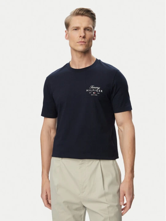 Zdjęcie produktu Tommy Hilfiger T-Shirt MW0MW43224 Granatowy Regular Fit