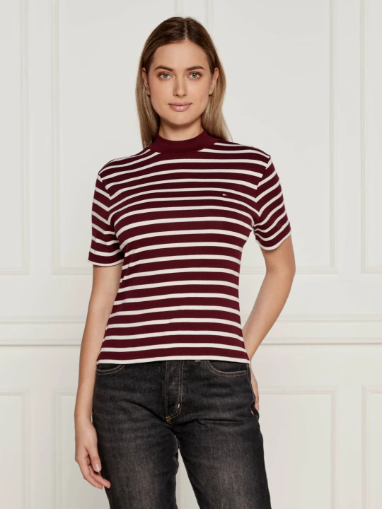 Zdjęcie produktu Tommy Hilfiger T-shirt New Cody | Slim Fit bordowy