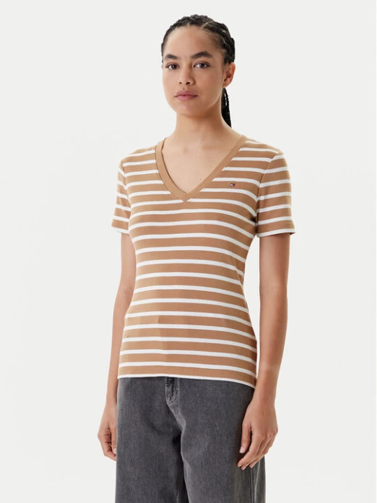 Zdjęcie produktu Tommy Hilfiger T-Shirt New Cody WW0WW40584 Brązowy Slim Fit