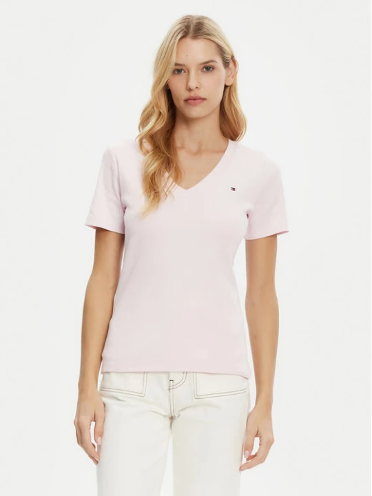 Zdjęcie produktu Tommy Hilfiger T-Shirt New Cody WW0WW40584 Różowy Slim Fit