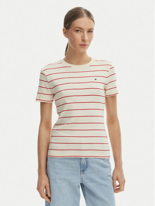 Zdjęcie produktu Tommy Hilfiger T-Shirt New Cody WW0WW40587 Biały Slim Fit
