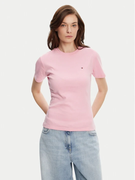 Zdjęcie produktu Tommy Hilfiger T-Shirt New Cody WW0WW40587 Różowy Slim Fit