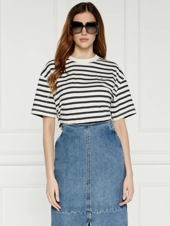 Zdjęcie produktu Tommy Hilfiger T-shirt | Oversize fit biały
