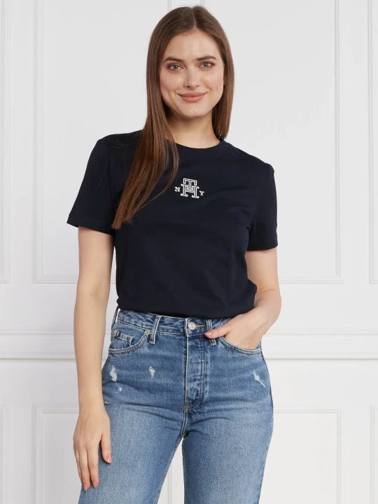 Zdjęcie produktu Tommy Hilfiger T-shirt REG VARSITY IMD NY C-NK SS | Regular Fit granatowy