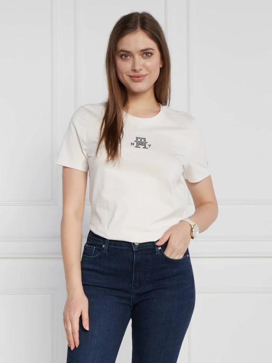 Zdjęcie produktu Tommy Hilfiger T-shirt REG VARSITY IMD NY C-NK SS | Regular Fit biały