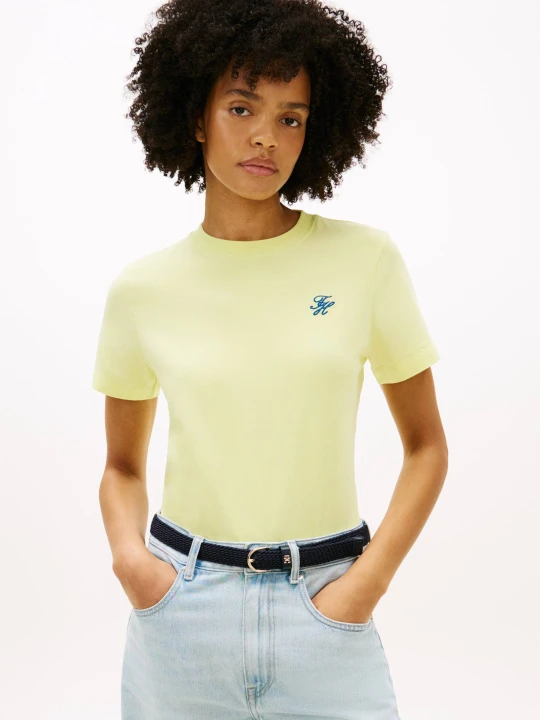 Zdjęcie produktu Tommy Hilfiger T-shirt | Regular Fit limonkowy