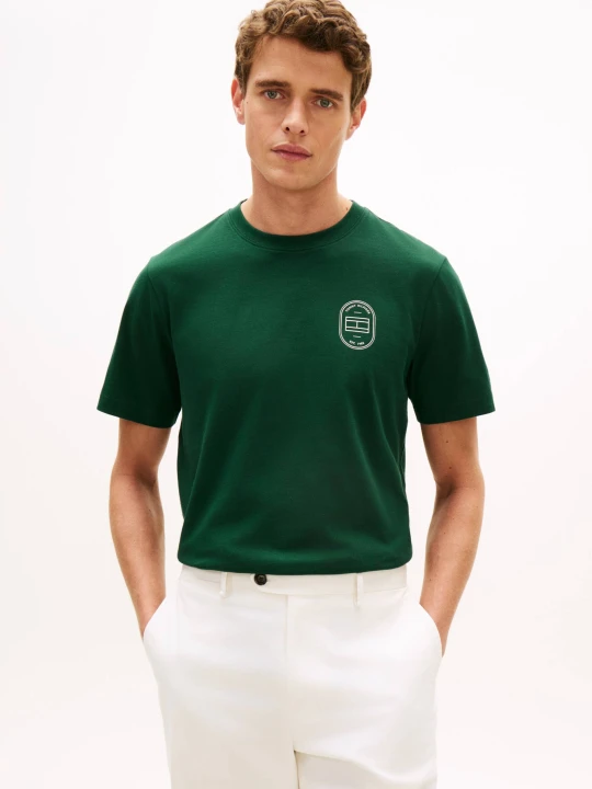 Zdjęcie produktu Tommy Hilfiger T-shirt | Regular Fit butelkowa zieleń