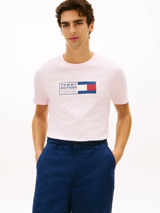 Zdjęcie produktu Tommy Hilfiger T-shirt | Regular Fit pudrowy róż