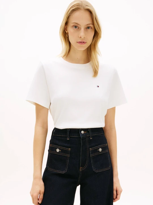 Zdjęcie produktu Tommy Hilfiger T-shirt | Regular Fit ecru