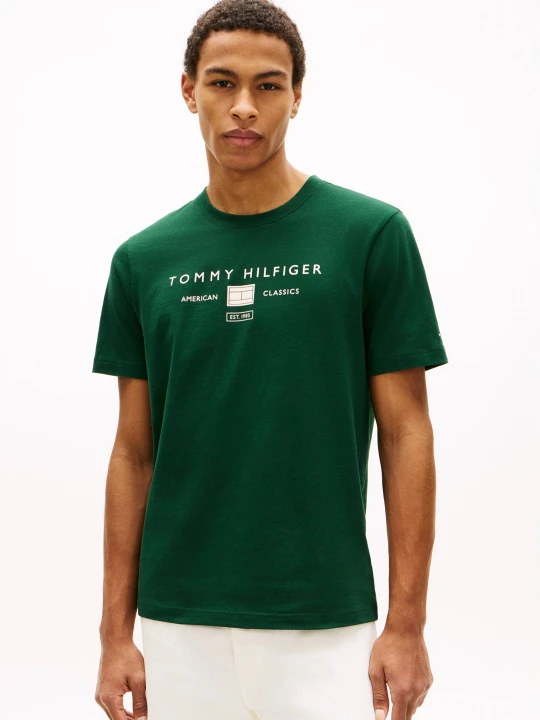 Zdjęcie produktu Tommy Hilfiger T-shirt | Regular Fit butelkowa zieleń