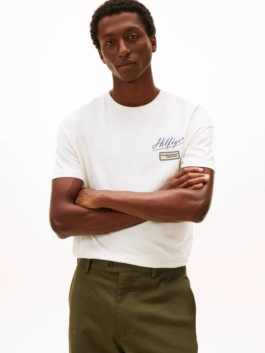 Zdjęcie produktu Tommy Hilfiger T-shirt | Regular Fit kremowy