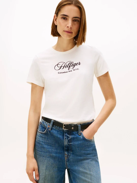 Zdjęcie produktu Tommy Hilfiger T-shirt | Regular Fit ecru