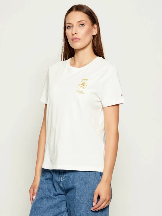 Zdjęcie produktu Tommy Hilfiger T-shirt | Regular Fit ecru