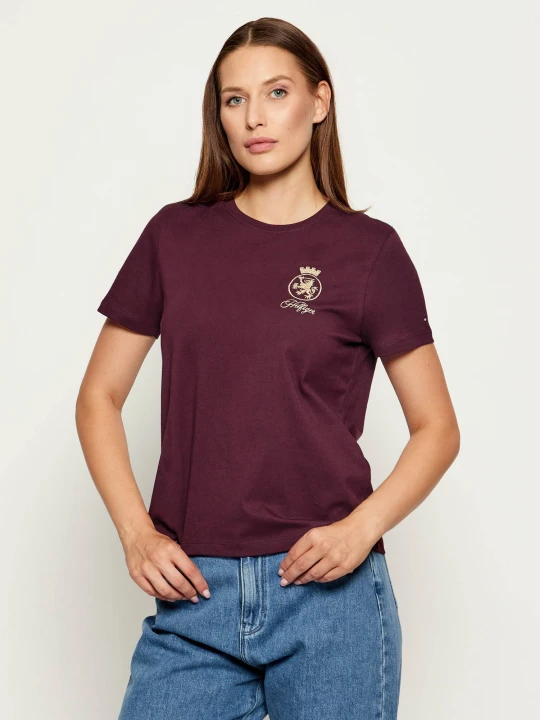 Zdjęcie produktu Tommy Hilfiger T-shirt | Regular Fit bordowy