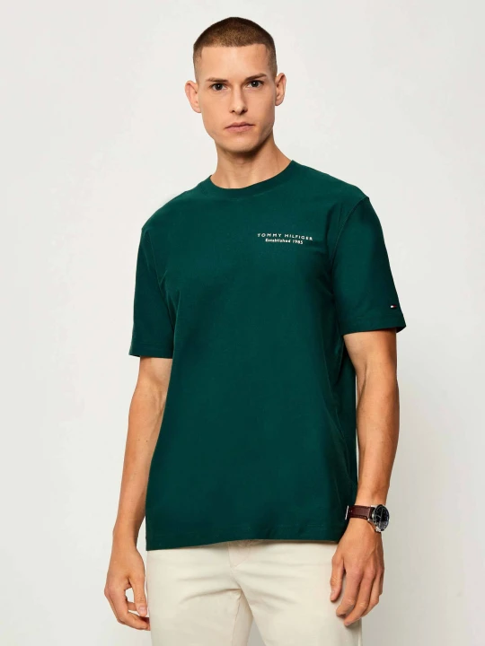 Zdjęcie produktu Tommy Hilfiger T-shirt | Regular Fit butelkowa zieleń