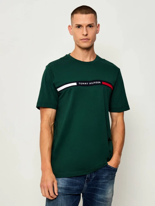 Zdjęcie produktu Tommy Hilfiger T-shirt | Regular Fit butelkowa zieleń