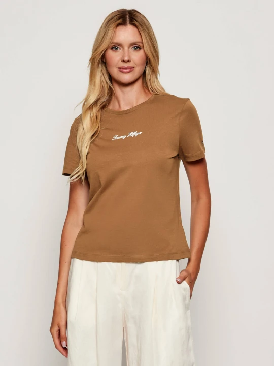 Zdjęcie produktu Tommy Hilfiger T-shirt | Regular Fit brązowy