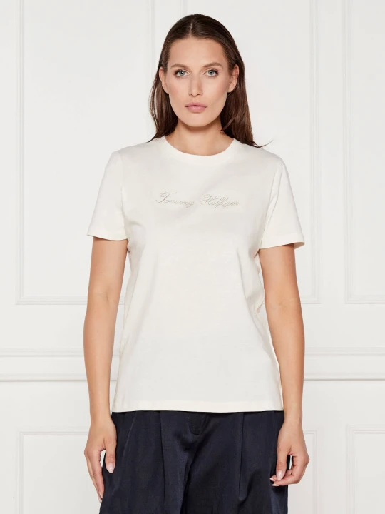 Zdjęcie produktu Tommy Hilfiger T-shirt | Regular Fit ecru