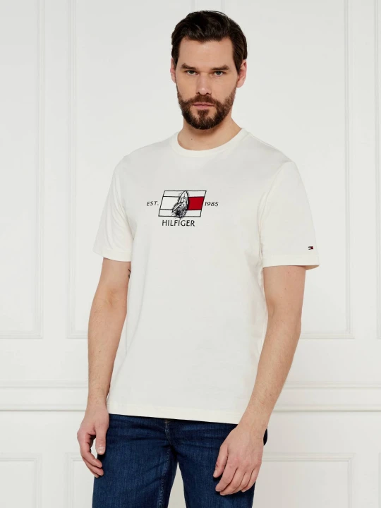 Zdjęcie produktu Tommy Hilfiger T-shirt | Regular Fit ecru