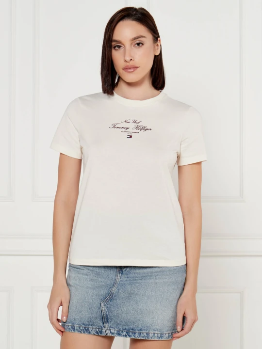Zdjęcie produktu Tommy Hilfiger T-shirt | Regular Fit ecru