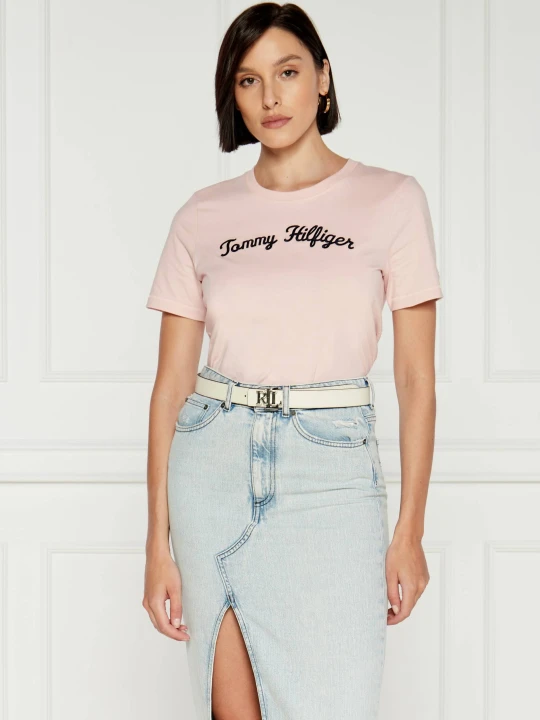 Zdjęcie produktu Tommy Hilfiger T-shirt | Regular Fit pudrowy róż