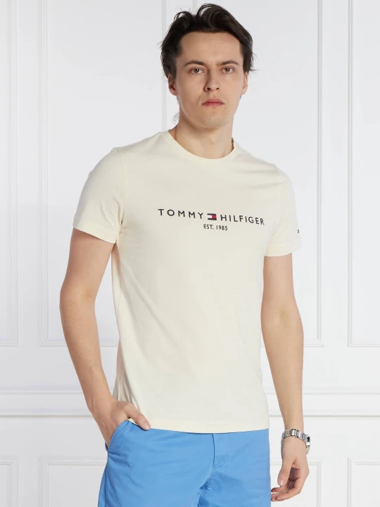 Zdjęcie produktu Tommy Hilfiger T-shirt | Regular Fit kremowy