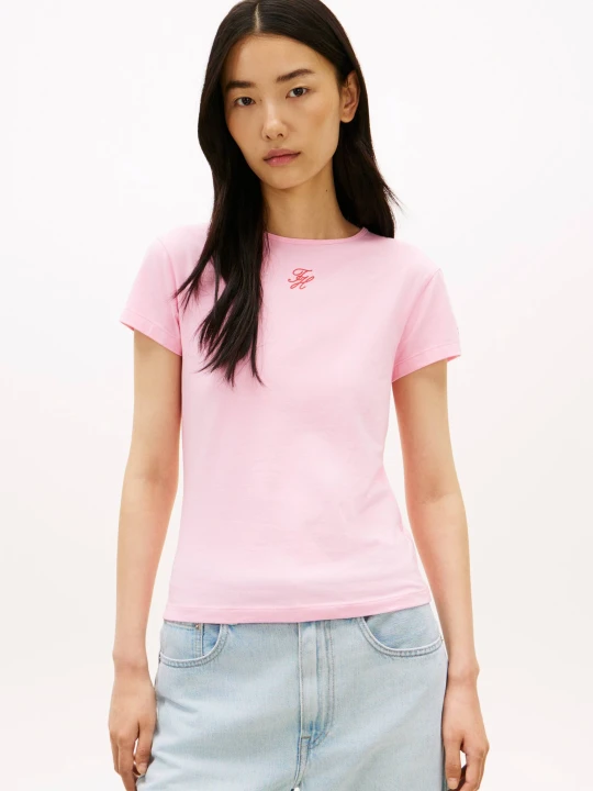 Zdjęcie produktu Tommy Hilfiger T-shirt | Slim Fit różowy